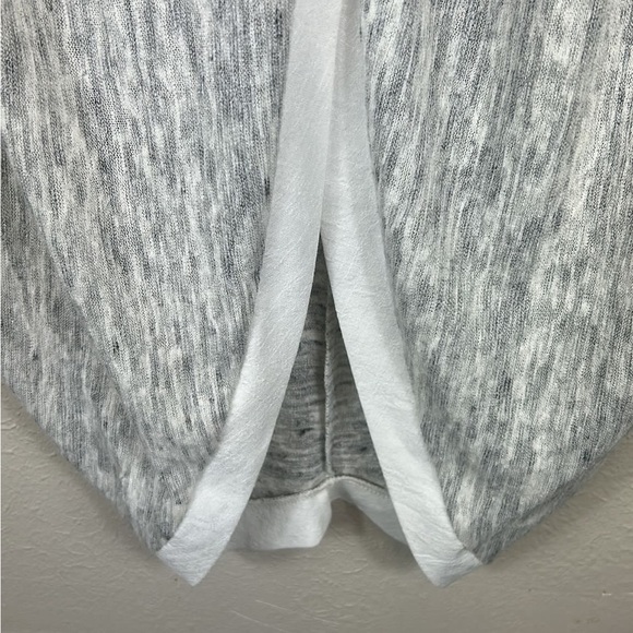 9-H15 STCL S Cardigan Hugs You Button Down Woman’s Grey Short Cuffed Sleeve Knit - Picture 5 of 9